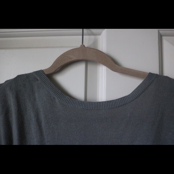 Scoop Neck Olive Blouse - Picture 6 of 7